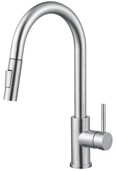 Solidchoice - Rubinetto da cucina con erogatore estraibile e rotazione a 360°