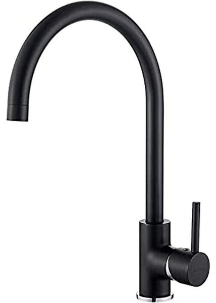 Solidchoice - Rubinetto da cucina con bocchetta girevole a 360° e avvio a freddo