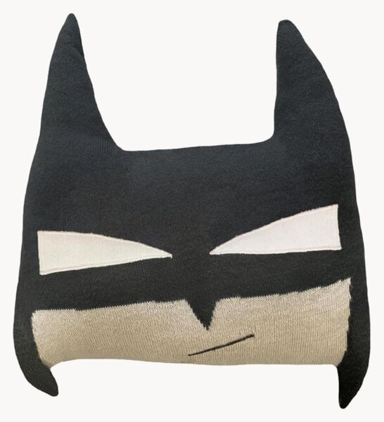Cuscino morbido fatto a maglia BatBoy