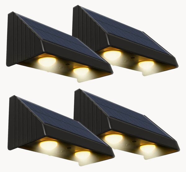 Lampade da parete solari a LED Kyla 4 pz