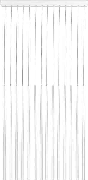 Apparecchio LED a sospensione moderno e minimalista Louise, Variante: 450 x 750 x 1800 mm, 45 W, bianco