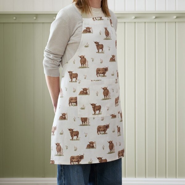 Grembiule in cotone Angus Highland Cow – Catherine Lansfield