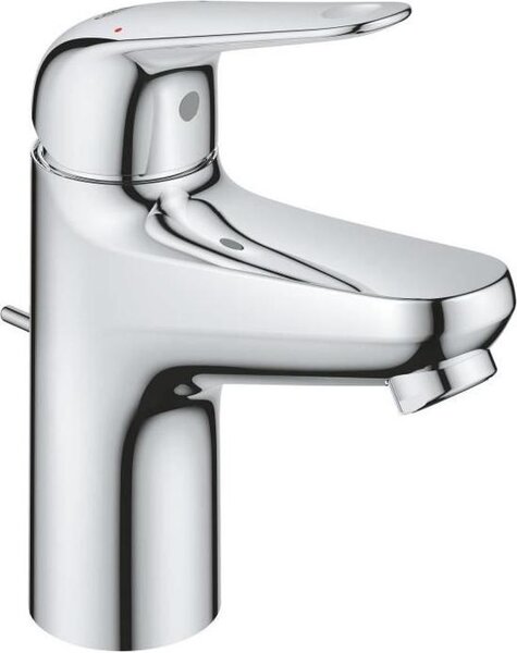Rubinetto per lavabo, GROHE Swift 24316001, cromato, misura S, risparmio idrico