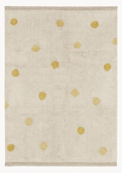 Tappeto per bambini in cotone lavabile Hippy Dots, fatto a mano