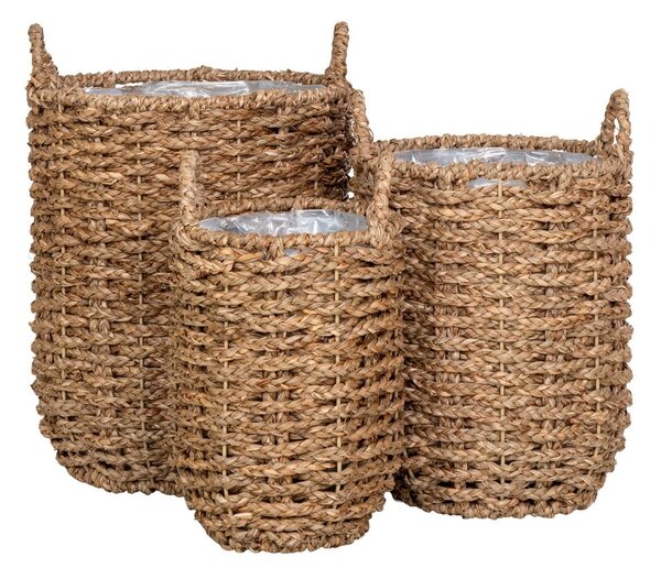 Set di coprivasi in seagrass 3 pz ø 31 cm Hue - House Nordic