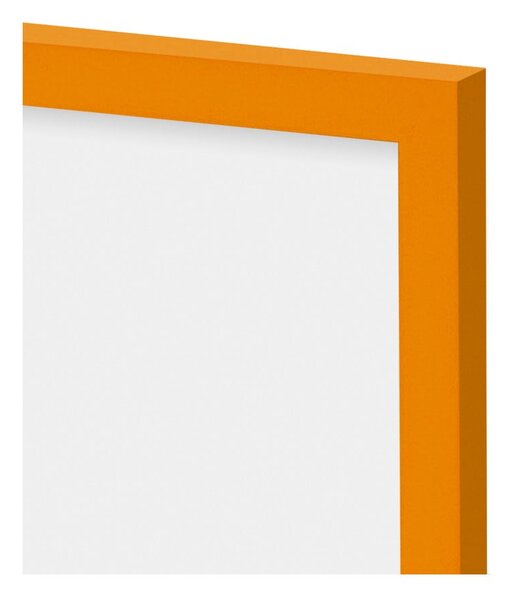 Cornice arancione verticale con sostegno/da appendere 12x17 cm – knor