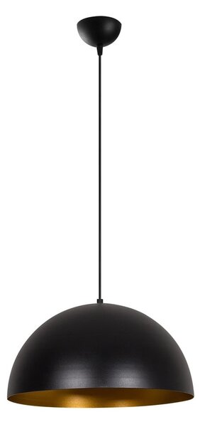 Lampadario nero con paralume in metallo ø 40 cm Coppa – Opviq lights