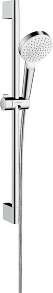 Set doccia hansgrohe Crometta 1jet/Unica 650 mm bianco/cromo, 1 pz