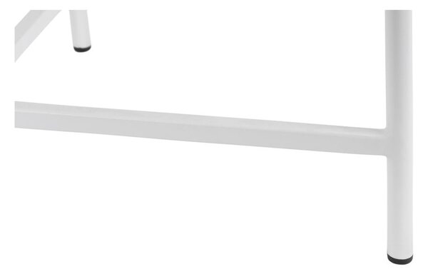 Tavolino da salotto rotondo bianco in metallo ø 50 cm Meseta – Leitmotiv