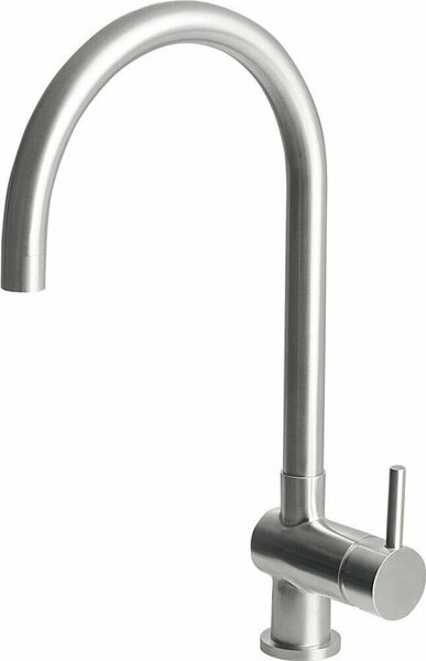 Rubinetto da cucina PE, acciaio inox opaco
