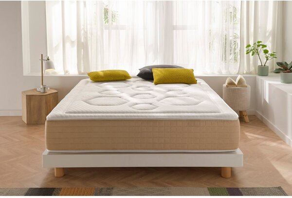 Materasso termoregolante reversibile a molle dure/medie 140x200 cm Hexaflex Bagged Springs Gel - Moonia