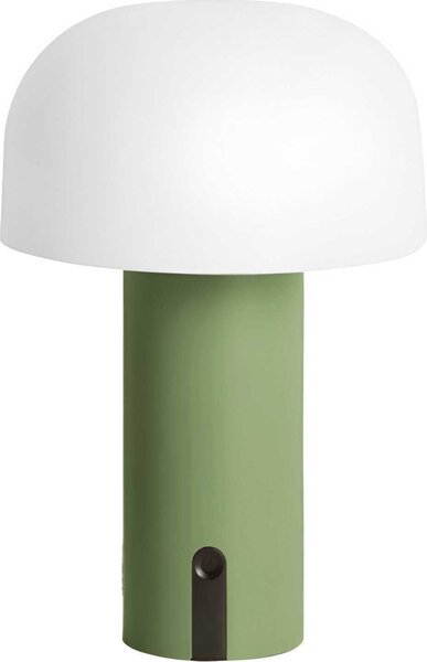Leitmotiv - Lampada da tavolo Luca Led - Verde - Ø15cm Lampada da tavolo - Lampada da comodino, soggiorno, camera da letto