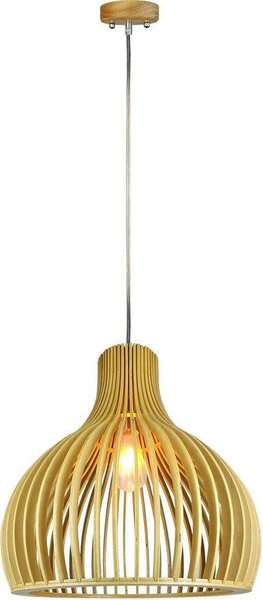 V-TAC lampada a sospensione circolare in legno 3450-40501