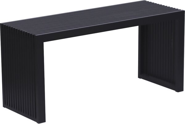 Panca Relaxdays, bambù, panca da cucina moderna, panca per spogliatoio in ingresso, bagno, camera da letto, HBT 43x90x33 cm, panca porta scarpe, nera