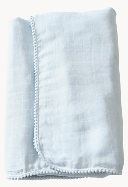 Coperta in mussola di viscosa Pom Pom