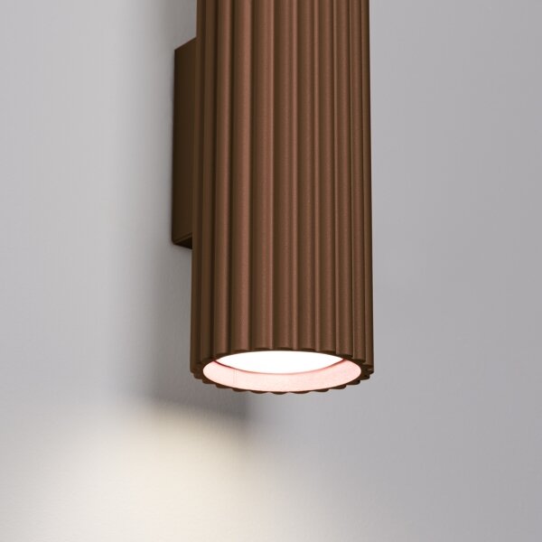Brilagi - Applique LED CRESTO 2xGU10/10W/230V 30 cm marrone