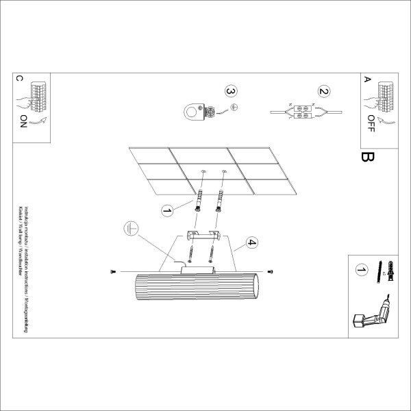 Brilagi - Applique LED CRESTO 2xGU10/10W/230V 30 cm dorata