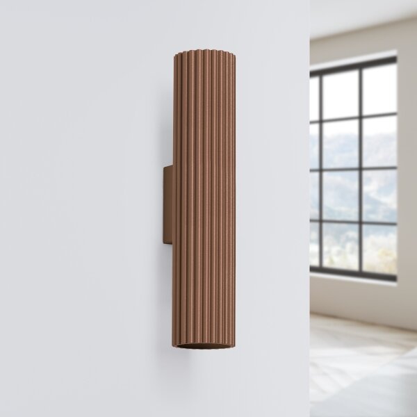 Brilagi - Applique LED CRESTO 2xGU10/10W/230V 30 cm marrone