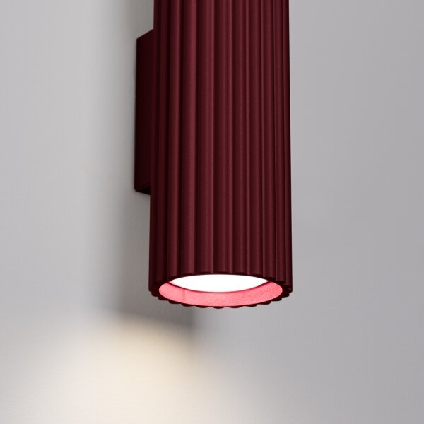 Brilagi - Applique LED CRESTO 2xGU10/10W/230V 20 cm bordeaux