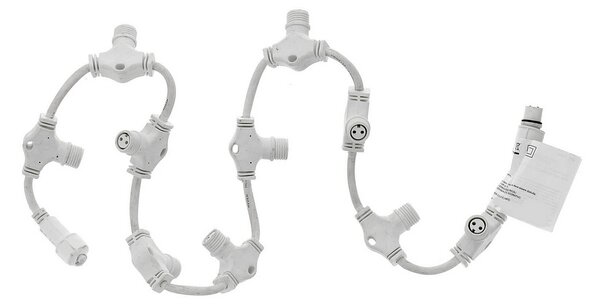 Multiconnettore discesa verticale 10 uscite da 1,3 metri per catena di luci MaxiLed Reflex da esterno Wisdom