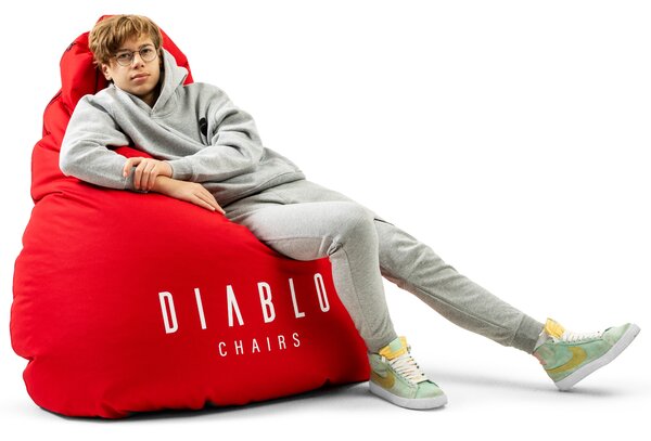 Pouf Diablo Chairs XXL: rosso