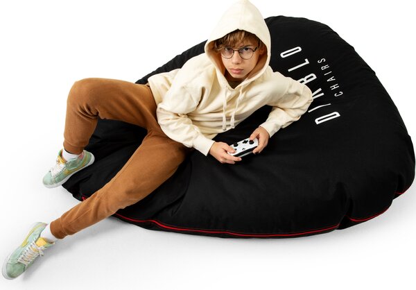 Pouf grande da gioco Diablo Chairs: nero