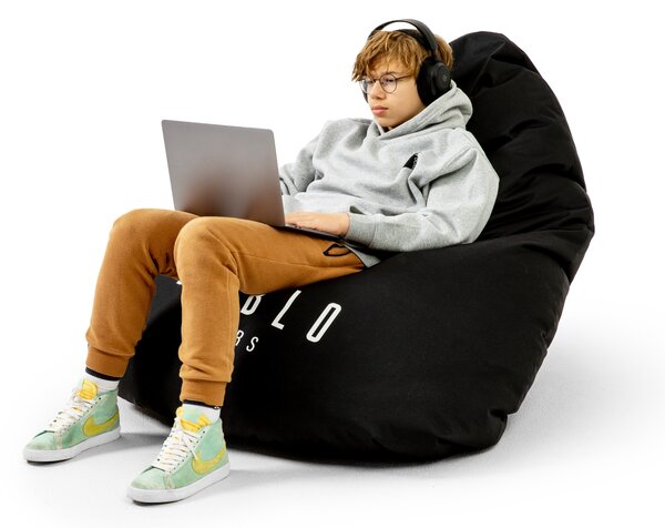 Pouf grande da gioco Diablo Chairs: nero