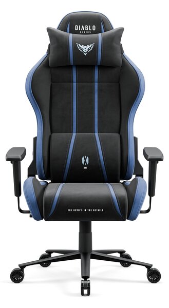Sedia gaming in tessuto Diablo X-One 2.0, Normal Size, Night Blue