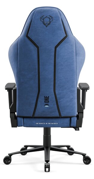 Sedia gaming in tessuto Diablo X-One 2.0, Normal Size, Night Blue