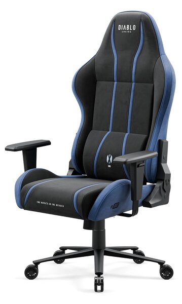 Sedia gaming in tessuto Diablo X-One 2.0, Normal Size, Night Blue