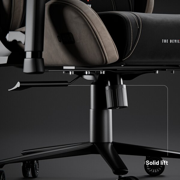 Sedia gaming in tessuto Diablo X-Horn 2.0, Normal Size, Camel Black