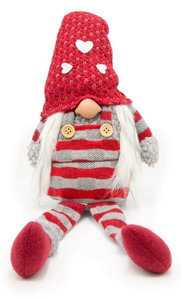 Gnomo di Natale 50cm cappello di colore Rosso Wisdom