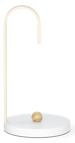 Portarotolo da cucina verticale in legno bianco ø 17 cm Bellwood – Umbra