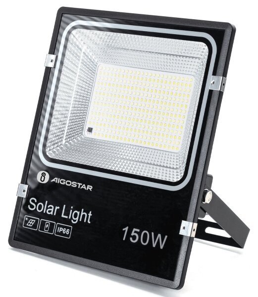 Aigostar-LED Faro solare LED/150W/3,2V 3000mAh 3000K/4000K/6500K IP66 + telecomando