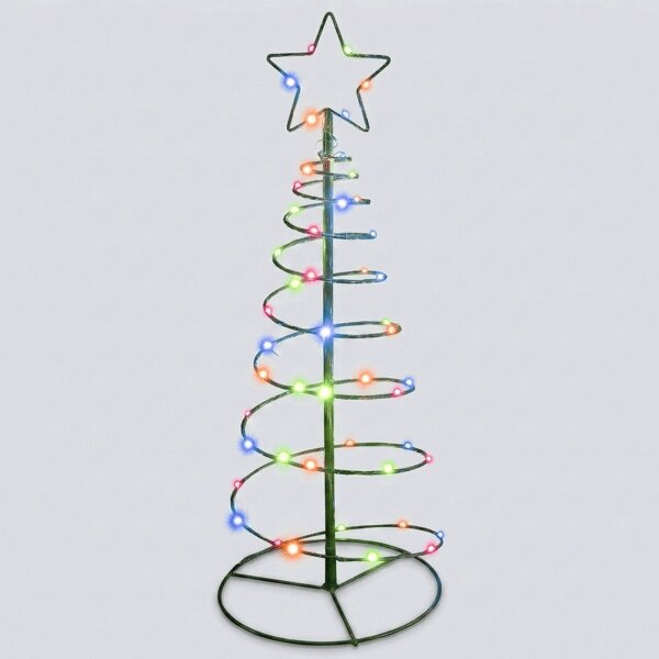 Aigostar - Decorazione natalizia solare a LED/0,59W/3,7V 100 cm IP65 multicolore