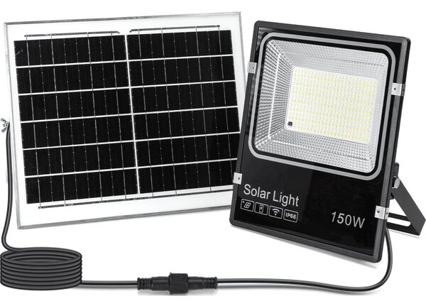 Aigostar-LED Faro solare LED/150W/3,2V 3000mAh 3000K/4000K/6500K IP66 + telecomando