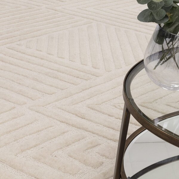 Tappeto in lana crema 200x290 cm Hague - Asiatic Carpets