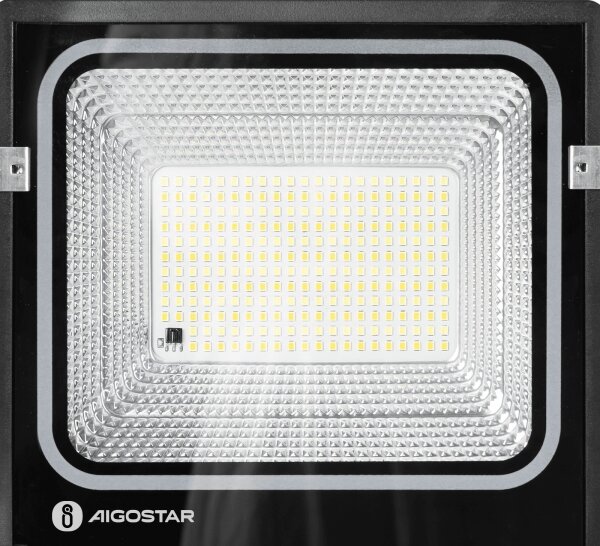 Aigostar-LED Proiettore solare LED/100W/3,2V 2000mAh 3000K/4000K/6500K IP66 + telecomando