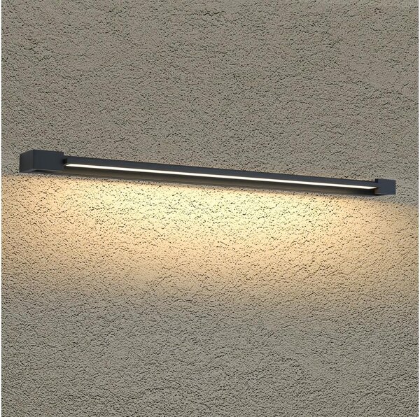 BRILAGI - Lampada da parete per esterni AQUA LINE LED/28W/230V 100 cm IP44 nera