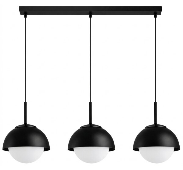 BRILAGI - Lampada sospesa a cavo COSMO 3xE27/60W/230V nera