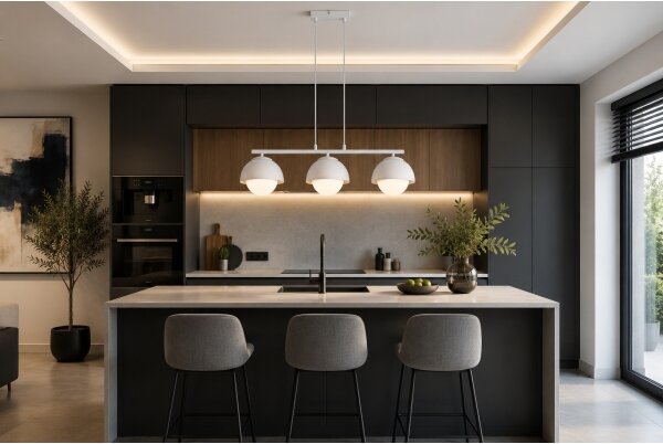 BRILAGI - Lampadario a cavo COSMO 3xE27/60W/230V bianco/oro