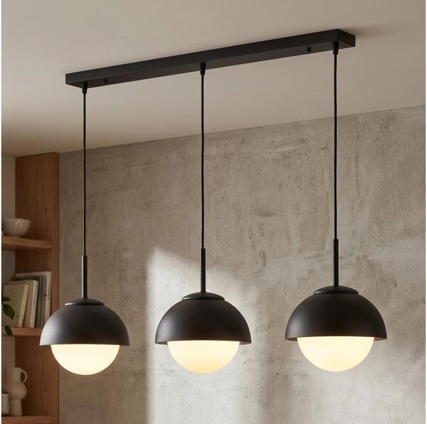 BRILAGI - Lampada sospesa a cavo COSMO 3xE27/60W/230V nera