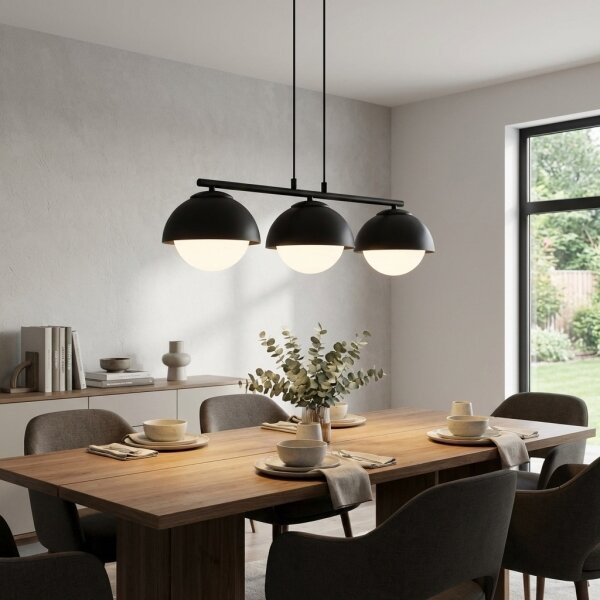 BRILAGI - Lampadario a cavo COSMO 3xE27/60W/230V nero