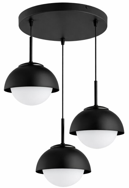 BRILAGI - Lampadario su cavo COSMO 3xE27/60W/230V nero