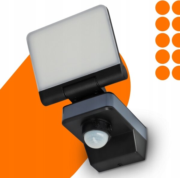 Proiettore LED con sensore di movimento e sensore crepuscolare LED/24W/230V 4200K IP54 nero