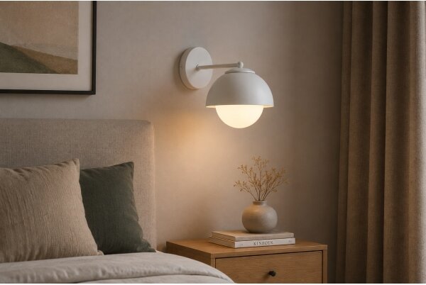BRILAGI - Lampada da parete COSMO 1xE27/60W/230V bianca/dorata