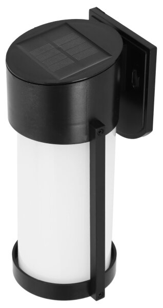 Lampada da parete solare a LED/3,7V 300 mAh IP44 nera