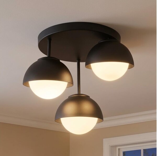 BRILAGI - Lampadario da soffitto COSMO 3xE27/60W/230V nero