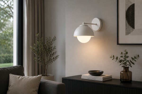 BRILAGI - Lampada da parete COSMO 1xE27/60W/230V bianca/dorata
