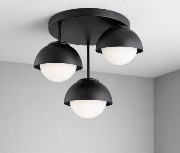 BRILAGI - Lampadario da soffitto COSMO 3xE27/60W/230V nero